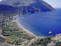 Veduta della baia di Filicudi Porto