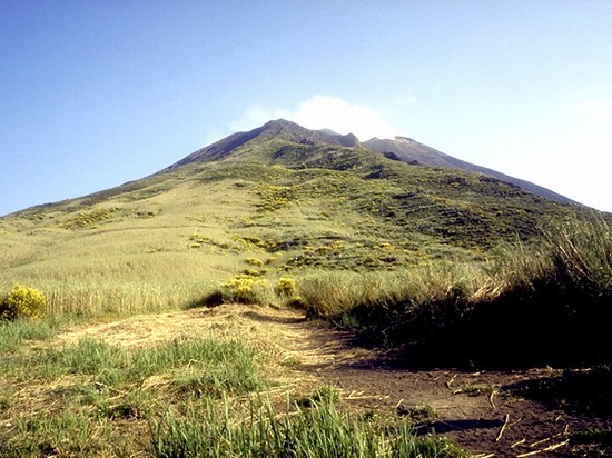 Sentiero per il vulcano di Stromboli