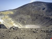 Gran cratere - particolare del tappo vulcanico