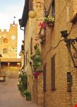 Primavera in Toscana - borgo medievale di Certaldo Alto (FI)