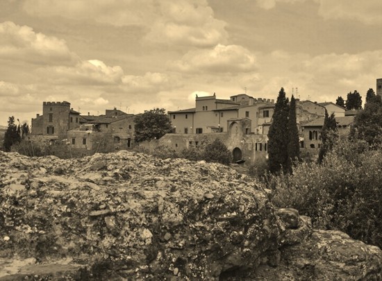 Certaldo Alto (FI) splendido borgo medievale in Toscana