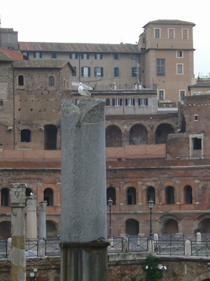 Come si sta comodi su queste colonne antiche...