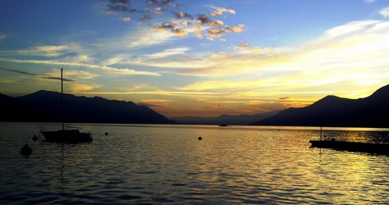 Tramonto sul Lago
