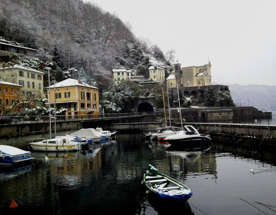 il Porticciolo con neve