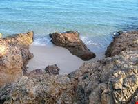 Piccola insenatura nella costa di Santa Margherita di Pula