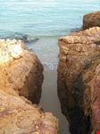 insenatura lungo la costa di Pula