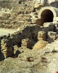 Particolare del teatro romano di Nora