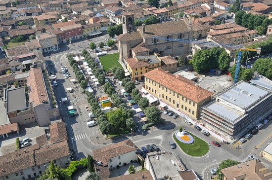 Ghedi (Brescia) dall'alto