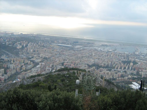 Veduta dal Monte Gazzo.