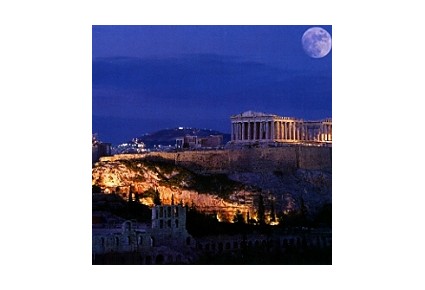 atene di notte