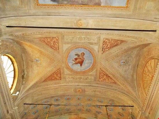  affresco sul soffitto della chiesa di Fognano  