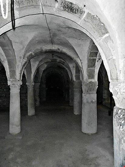  i sotterranei dell'abbazia  