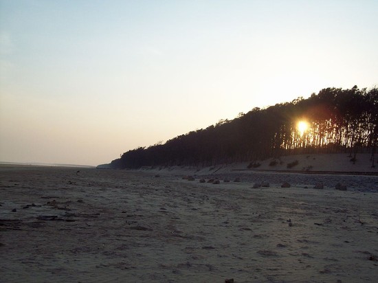 Sunset on Digha Beach