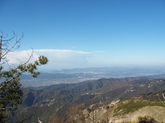 Carrara vista dall'alto