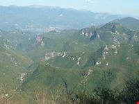 vista dalla vetta del Monte Forato