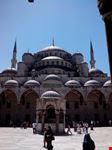 moschea blu - cortile con