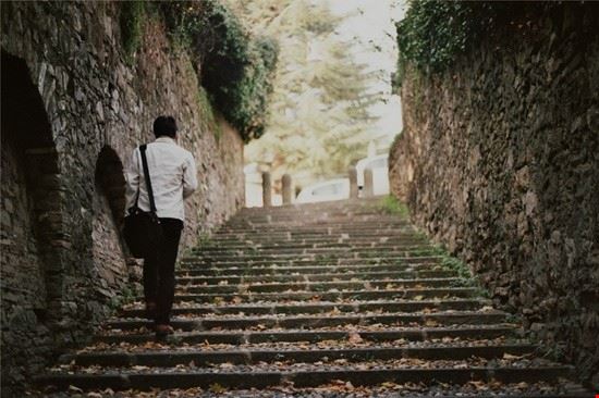 Bergamo e le sue Scalette Una delle tante scalette che si trovano a Bergamo e dove si respira un'aria magica!  