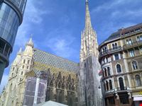 veduta esterna di stephansdom vienna