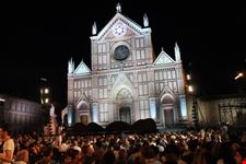 santa croce per lo spettacolo "tutto dante"