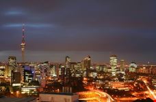 Auckland di notte