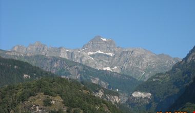 Il Monte Cervandone visto da Baceno Il Monte Cervandone visto da Baceno