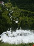 La cascata del Toce vista dall'alto