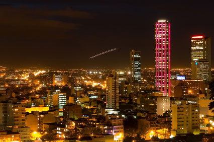 Bogotá di notte