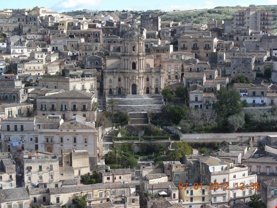 Modica veduta del duomo lato zona Convento  