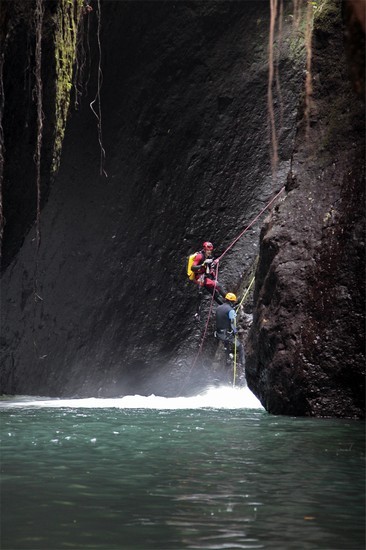 Aling Gorge the s point - Bali Canyoning