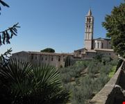 retro basilica di santa chiara assisi