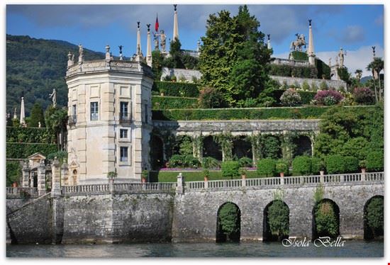 Escursioni sulle Isole Borromee - isola Bella vista dei giardini
