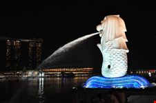 La statua del Merlion