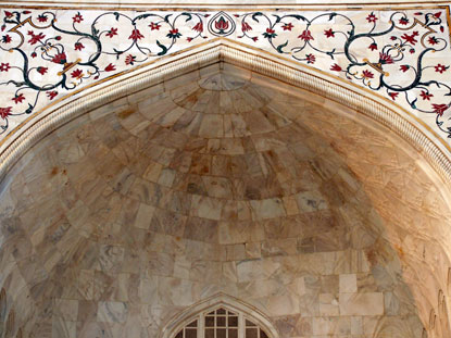 Decorazioni del Taj Mahal
