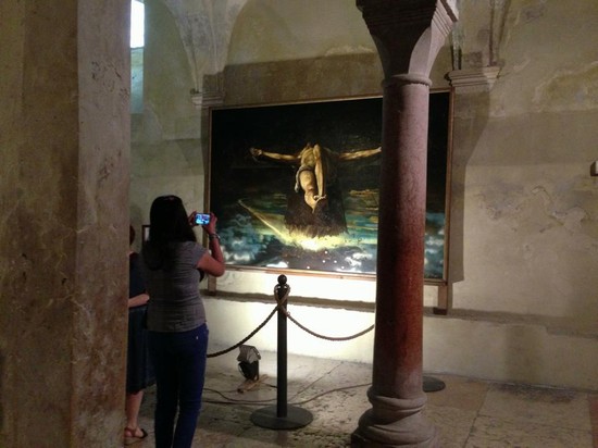 Cripta di San Zeno dipinto eterna eclissi
