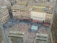Vista dall'alto della Piazza del Campo