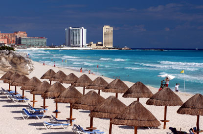 Spiaggia a Cancun