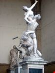 Il Ratto delle Sabine, Piazza della Signoria