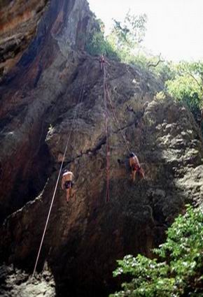 Cliff Climbing, Ao Ton Sai, Krabi
