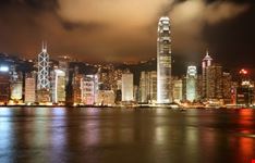 Hong Kong di notte