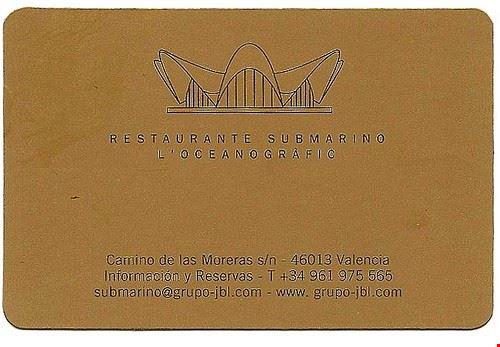 Ristorante Submarino Valencia grevillea. - Attribution-NonCommercial (http://creativecommons.org/licenses/by-nc/2.0/) grevillea.