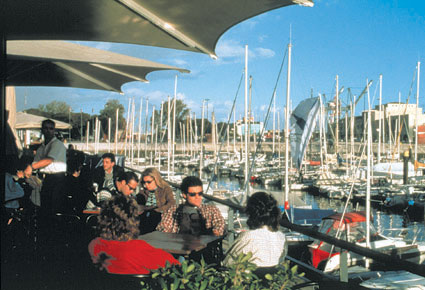 dockside area