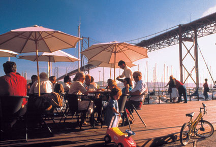 dockside area