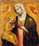 Pinacoteca di Cesena, La Madonna della Pera, attribuita a Bitino da Faenza o alla sua bottega