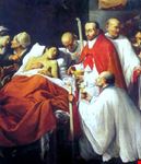 Cesena, Chiesa dei Servi, San Carlo Borromeo Comunica agli appestati, Carlo Saraceni