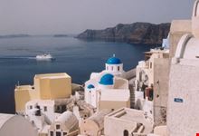 panorama di santorini oia
