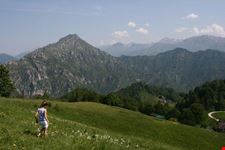 Passeggiata nel prato in Erna