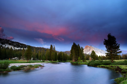 Tramonto al parco