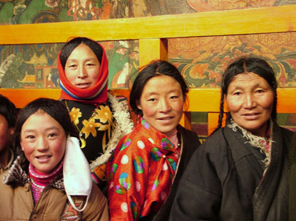 Donne tibetane
