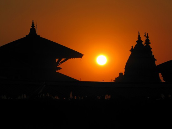 Sunset In Kathmandu