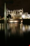 palma di maiorca veduta notturna del cattedrale